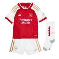 Fotballdrakt Barn Arsenal Thomas Partey #5 Hjemmedraktsett 2023-24 Kortermet (+ Korte bukser)